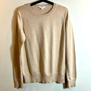 KTON  Sz M 100% Organic Cotton Simple Crew Neck Minimalist Contemporary Sweater